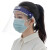 冰禹 BYC-75 透明防护面罩脸防护面屏 防油溅防油烟隔离面罩 一次性面罩 （10个）