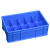 DYQT塑料配件多格元物料周转筐螺丝收纳盒加厚分类工具分 大10格(蓝)内格尺寸175*105*114 毫米