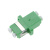 定制双工法兰盘 LC-LC光纤适配器级定制对接光纤耦合器电信头议价 绿色 0.15db