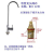 梯橙饮水机配件校园JN-2E开水器龙头阀芯弯管净水器阀芯热水龙头瓷芯 C款阀芯