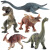 SEMALAM侏罗纪大号恐龙仿真霸王龙腕龙模型仿真恐龙模型礼品玩具 行走豹龙 189g