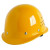 啸傲国标工地安全帽透气男建筑施工加厚玻璃钢领导工人头盔 圆顶玻W 白色