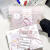 粉色爱心气泡袋气泡膜气泡信封小卡卡套礼品包装袋防震防水咕卡人 小号玫红色5个10*10cm
