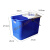 洗拖把桶手动老式地拖桶挤水涮墩布桶拖地桶挤水桶手压单桶 肥猫方形地拖桶蓝色