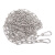京势 晾衣绳 304不锈钢晾衣绳3mm粗防锈铁链链条 6m长+2个弹簧扣 单位：套