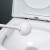 家の物语（KATEI STORY）日本进口卫生间马桶刷子无死角去污清洁刷家用洗坐便器软毛厕所刷 悬空吊挂马桶刷套装白