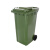 舒弗 环卫垃圾桶 加厚 户外垃圾桶 240L普通加厚 草绿色