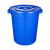 大号圆形垃圾桶户外环卫工业加厚垃圾桶商用食堂厨房垃圾桶 120升桶带盖白色