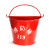 谋福CNMF  477 消防桶消防铲子黄沙桶水桶半圆红色消防器材【消防桶铁锹手套(消防备用套装）】定做款