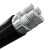 鹏贺 电线电缆 YJLV22 3*25+1*16平方3+1芯铠装地埋国标铝芯电缆线 1米价 