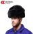 成楷科技 CKT-M021 冬季防寒安全帽 工地港口建筑 玻璃钢保暖安全帽 皮革顶平绒款