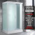 家用整体淋浴房浴室一体式隔断神器干湿分离浴房移门玻璃 透明标 半透明标准款80x100单开门 D4-80