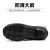 三五一六 耐酸碱雨靴黑色防水防滑橡胶高筒加厚耐磨工地胶靴 黑色 42码