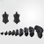 幻鲨（HUANSHA）(HHW-1A(适用19-34外径)配4付模具)弯管机手动折弯机钢管折弯器工具剪板