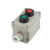 防爆控制按钮LA53-2H 启动停止自复位按钮 3挡旋钮远程控制按钮盒 1H  一扭（绿按钮）