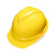 梅思安/MSA PE豪华型一指键帽衬+超爱戴帽衬组合V型有孔安全帽施工建筑工地防撞头盔黄色 1顶