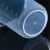 塑料烧杯50/100/250/500/1000ml实验室器材带刻度透明计量杯塑料 2000ml直柄带盖(1个)