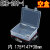 直销百年好盒透明塑料零件盒PP空盒产品包装盒DIY串珠工具收纳盒 EKB-502(无隔板空盒）