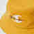 冠军（Champion）【品牌直营】男女同款百搭刺绣logo渔夫帽 黄色 均码