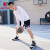 乔丹QIAODAN针织长袖T恤男宽松美式篮球训练服男子健身上衣 乔丹白 M