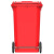 科力邦（Kelibang) 户外垃圾桶 大号加厚120L新国标分类垃圾桶带盖物业商用环卫垃圾桶 红色 KB5101 有害垃圾
