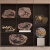 承琉恐龙化石标本树脂壁挂壁饰:客厅酒吧会所怀旧复古装饰工艺品摆件 双恐龙