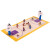 贝乐高创意篮球场湖人队科比男孩子人仔玩偶拼插积木玩具适用于乐高 半场（1球场+9人仔+1篮球架）