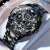 欧品客（Oupinke）瑞士认证十大品牌名表浪情一件新款时尚多功能机械腕表商务防水男 钢带全黑男