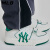 MLB【23秋冬新品】Chunky Liner纽约洋基队防滑减震中帮板鞋男女同款 绿色 36.5
