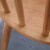 致泽北欧家用实木餐椅子 现代简约书房餐厅靠背扶手椅 日式复古温莎椅 白色