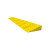 斜坡垫过门槛上坡垫扫地机器人爬坡垫家庭用塑料电动车室内台阶垫 黄色 尺寸：100*8*5.5cm