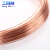 工百利 T2紫铜线裸铜线导电导热铜丝线紫铜丝 0.8mm-5米