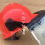 透明防护面罩安全帽面屏电焊打磨防冲击耐防飞溅LNG安全面具 梅思安安全帽 红色 PE材质