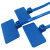 联嘉 标签自锁式尼龙扎带 捆扎带 理线带 束线带 蓝色 4×150mm 实际宽3.6mm 1包（250条）