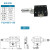 【精选好货】X轴位移平台手动精密微调工作台LX402F602F802F125一 LX60-C(X轴中位)