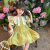 沫子兰女童夏季公主裙2024新款女孩洋气时髦连衣裙网红透气薄款儿童裙子 白色 110cm