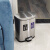 迪恩斯（DEANS）不锈钢脚踏垃圾桶分类垃圾桶带盖双桶干湿分离办公室厨房客厅商用脚踩式10升 