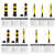 星期十 （豪华款）活动停车桩-高750mm 汽车挡车立柱停车桩停车位锁定制