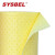 西斯贝尔/SYSBEL SCR001 轻型化学类吸附棉卷 吸附量60L 黄色 50*4000cm 1卷装