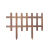 德威狮 栅栏室外防腐木护栏碳化栏杆围栏篱笆实木围挡 碳色60*20*35(板厚1.3mm) 单位：件