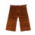 威特仕 44-7436 91cm单前幅敞开式电焊皮工作裤可调节腰带焊工裤 1条装