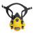 VIAN防尘毒面罩面具 6200防毒半面罩(不含配件) 橡胶防毒面罩 汽车喷漆 化工消毒作业