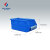 和一可塑 塑料背挂式零件盒斜口物料盒五金工具盒元件盒螺丝收纳盒 3号蓝色190*105*75