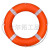 船用CCS认证标准型国标实心塑料救生圈大浮力成人大人儿童2.5 8毫米30米橘色浮绳配环钩