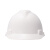 梅思安V-GardPE标准型一指键帽衬V型无孔安全帽施工建筑工地劳保防撞头盔白色1顶