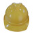 林盾 LINDUN ABS透气款建筑施工安全帽防砸透气安全帽 1顶 黄色