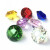 4厘米儿童彩色透明水晶玻璃钻石奖励宝石玩具小孩子生日节日礼物 【水晶4厘米】粉色一颗