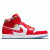 耐克（NIKE）男鞋Air Jordan 1 MID AJ1男鞋乔1中帮篮球鞋潮流复古休闲板鞋 DC7294-600【红白 几何印花】 42.5