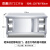 不锈钢工作台厨房操作台面储物柜切菜桌子带拉门案板商用专用烘焙 长120宽80高80cm双通