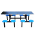 定制定制不锈钢食堂餐桌椅组合4人6人8人学校员工工地食堂玻议价 4人长条凳不锈钢桌面